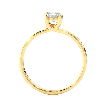 Round Lab-Grown Ring