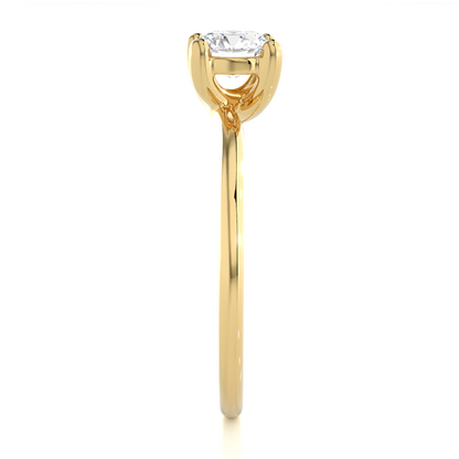 Round Lab-Grown Ring