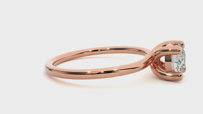 Round Lab-Grown Ring