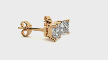 Timeless Square Lab-Grown Earring