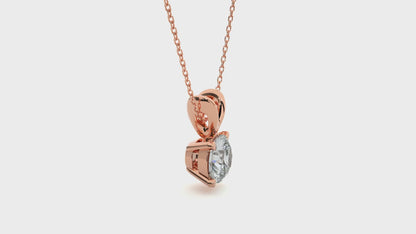 Round Cut Lab Grown Pendants