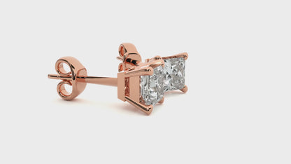 Timeless Square Lab-Grown Earring